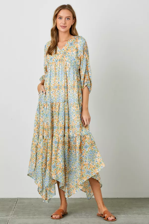 Hanky Hem Maxi Dress 14661 main image 0