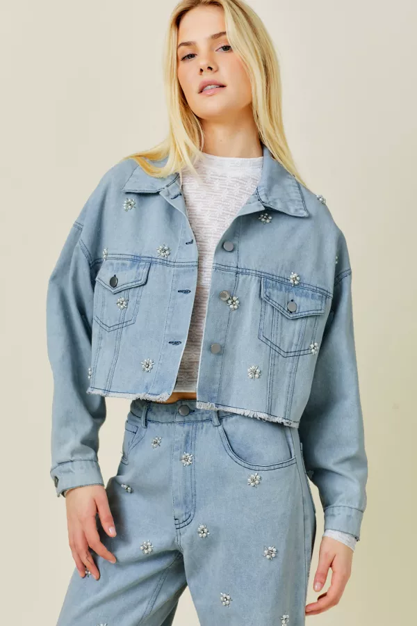 Vintage Gradient Denim Jacket BLB0005