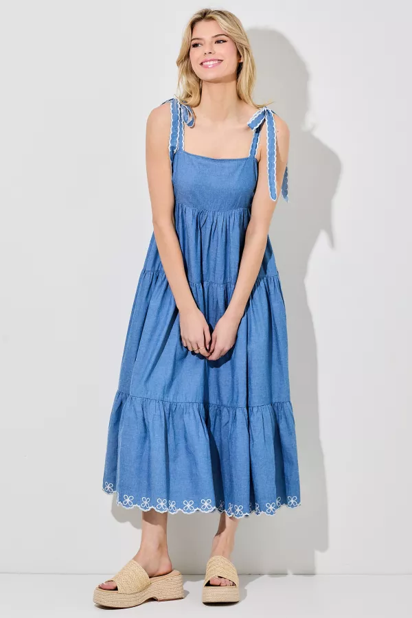 D5405 Tweed Dress 1 main image 1